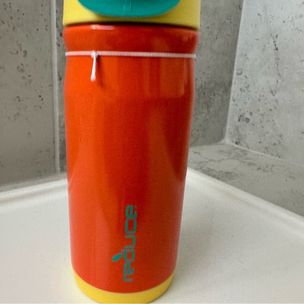 Reduce Orange and Yellow 14oz Water Bottle - Picture 4 of 12